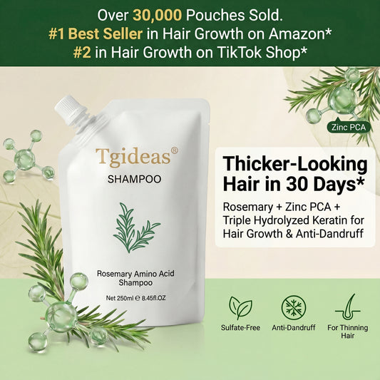 Tgideas®Rosemary&amp;Anti-Hair Fall HairLoss Treatment Shampoo