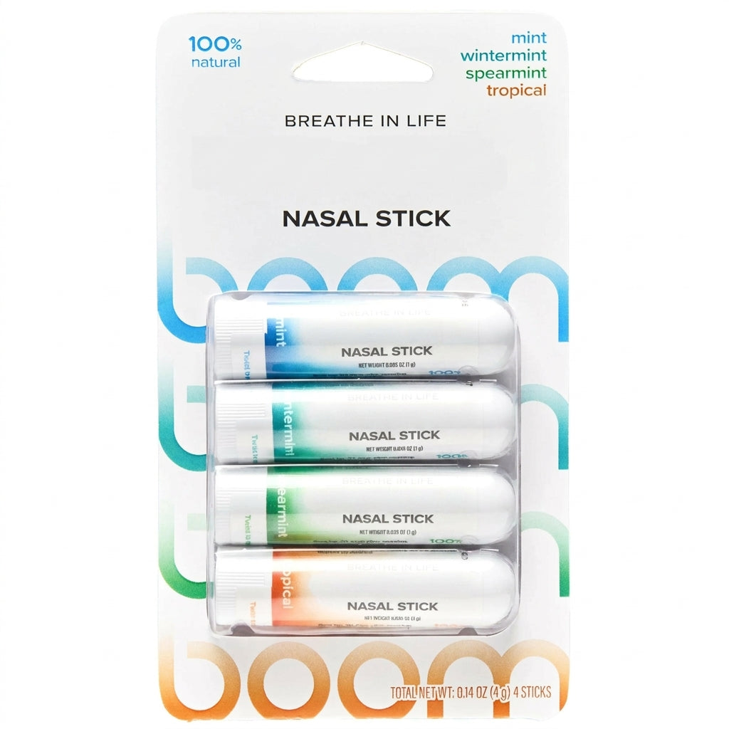 Nasal Stick: Free Your Nose | Featured on Shark Tank | Powerful Essential Oils with Vapor Flow Technology | Breathe In Life