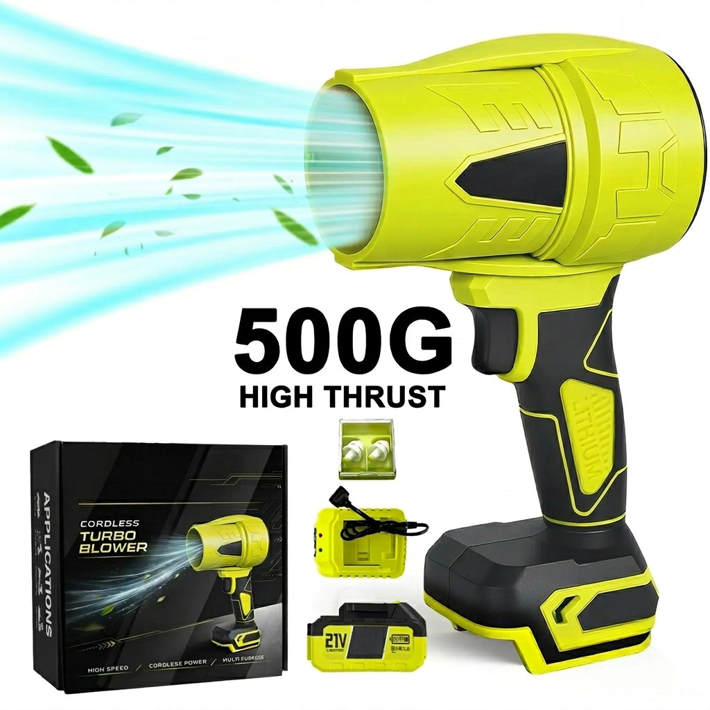 Turbo Jet Blower,Leaf Blower, Violent Turbo Fan, Pure Copper Motor,Car Drying After Wash, Handheld Snow Blower,Cordless Turbo Power Air Duster,Home Improve,Garden Mainte Holiday gifts