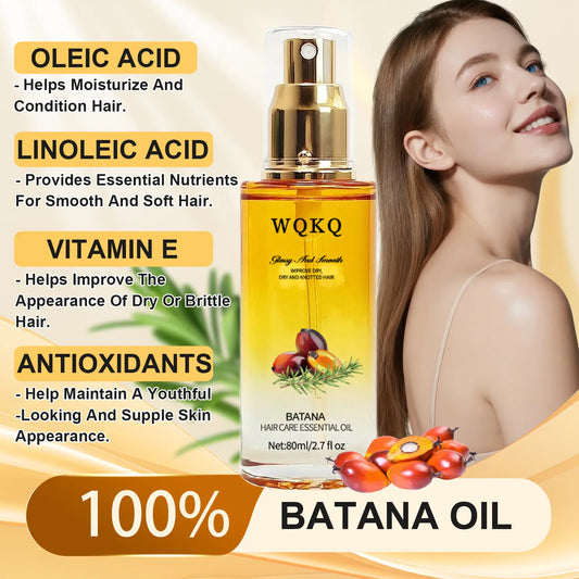 Batana Essential Oil for promoting Hair Growth，Organic Rosemary Batana Oil Nourish Scalp,for all hair types,Anti Hair Loss Repair Damaged Hair, Haircare Moisturizing