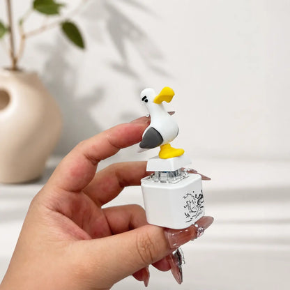 Seagull MINE! Button Keychain-Real Sound & LED Light, Funny Interactive Gift for Friends & Family summerwins