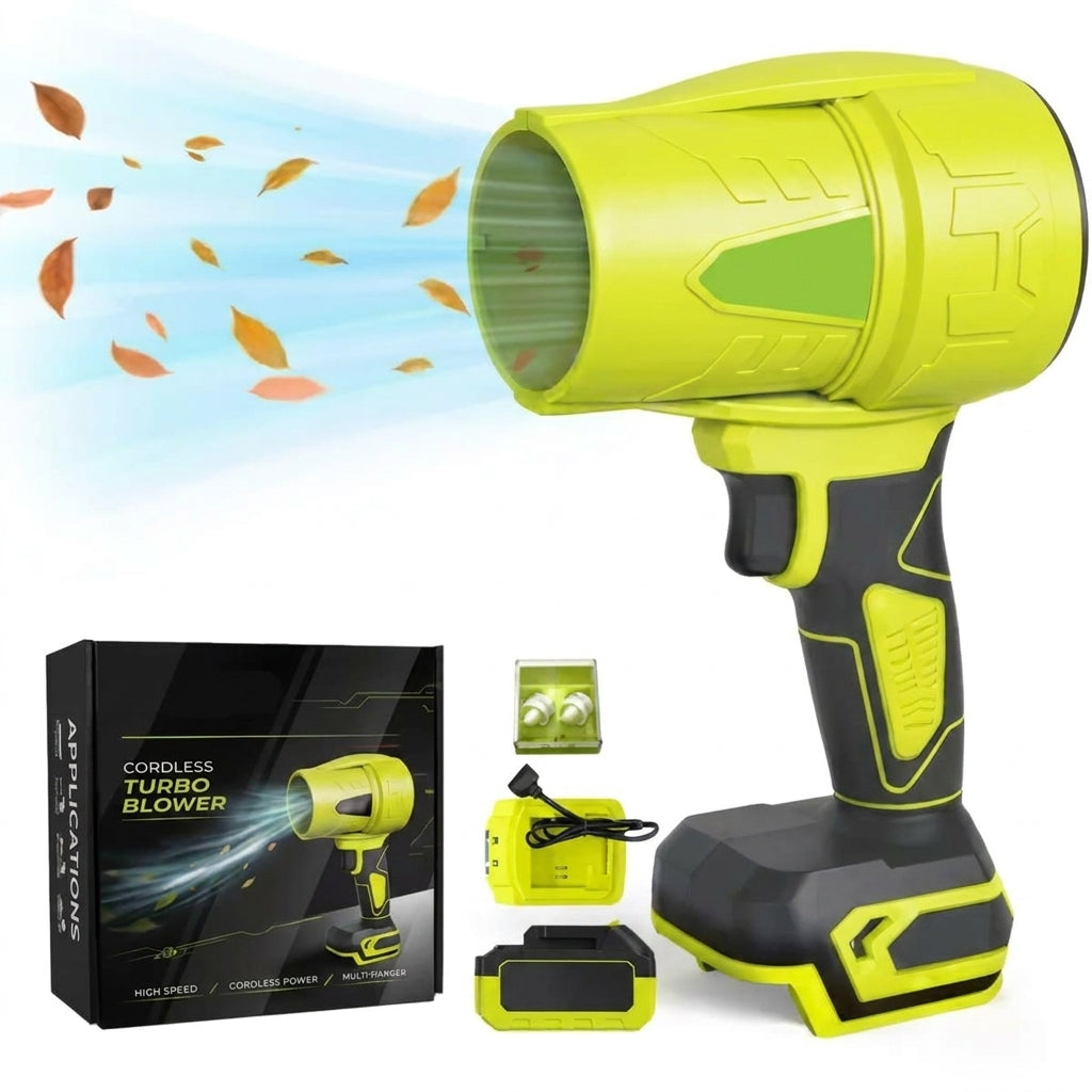 Turbo Jet Blower,Leaf Blower, Violent Turbo Fan, Pure Copper Motor,Car Drying After Wash, Handheld Snow Blower,Cordless Turbo Power Air Duster,Home Improve,Garden Mainte Holiday gifts