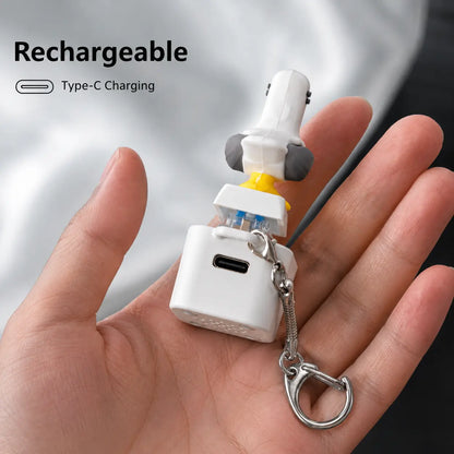 Seagull MINE! Button Keychain-Real Sound & LED Light, Funny Interactive Gift for Friends & Family summerwins