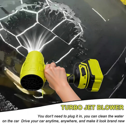 Turbo Jet Blower,Leaf Blower, Violent Turbo Fan, Pure Copper Motor,Car Drying After Wash, Handheld Snow Blower,Cordless Turbo Power Air Duster,Home Improve,Garden Mainte Holiday gifts
