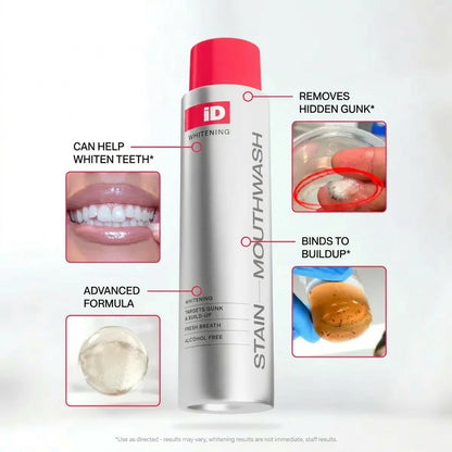 Whitening Mouthwash for White Teeth, Freshens Breath with Essential Oils 237ml