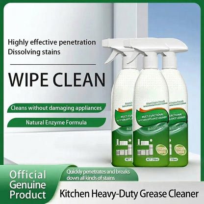 Household Kitchen Cleaner Spray - Liquid Grease Remover for Stovetops, Range Hoods - 318 ml/Bottle M1, Summer Vibes ,Summer Wins
