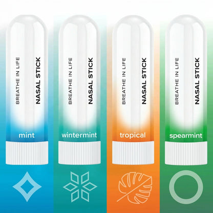 Nasal Stick: Free Your Nose | Featured on Shark Tank | Powerful Essential Oils with Vapor Flow Technology | Breathe In Life