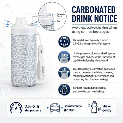 [Summer wins]Sealed Can Cooler Fizz Lid - Fits 12oz Cans, Slim Cans, 12oz Bottles & As Tumbler - Coffee Cup - Vacuum Insulated Stainless Steel Drinkware Flasks Beach Beverage Thermal Skinny Beach Mug Bottled Bottled Portable Portable Portable