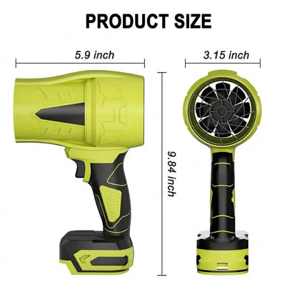 Turbo Jet Blower,Leaf Blower, Violent Turbo Fan, Pure Copper Motor,Car Drying After Wash, Handheld Snow Blower,Cordless Turbo Power Air Duster,Home Improve,Garden Mainte Holiday gifts