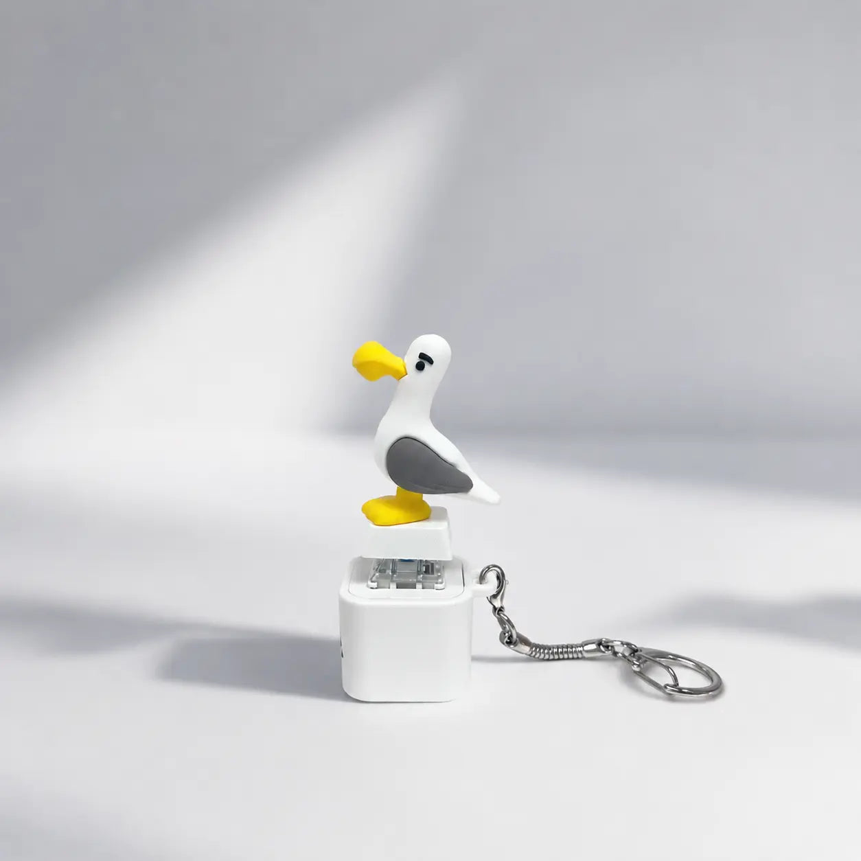 Seagull MINE! Button Keychain-Real Sound & LED Light, Funny Interactive Gift for Friends & Family summerwins
