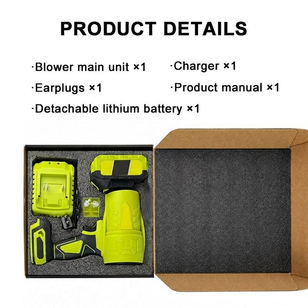 Turbo Jet Blower,Leaf Blower, Violent Turbo Fan, Pure Copper Motor,Car Drying After Wash, Handheld Snow Blower,Cordless Turbo Power Air Duster,Home Improve,Garden Mainte Holiday gifts