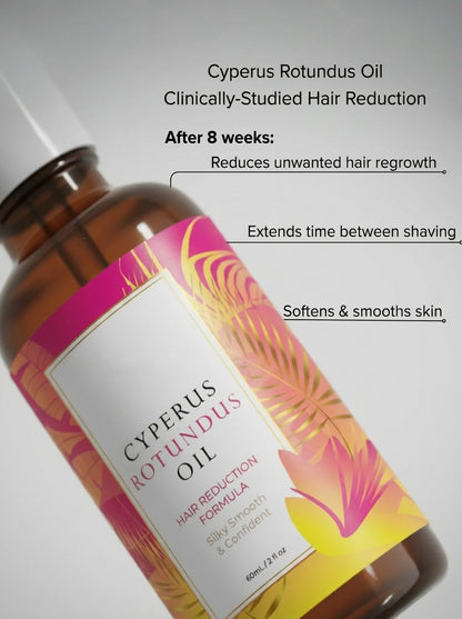 Beauty Cyperus Rotundus Oil for Natural Hair Reduction - 60ml/2oz