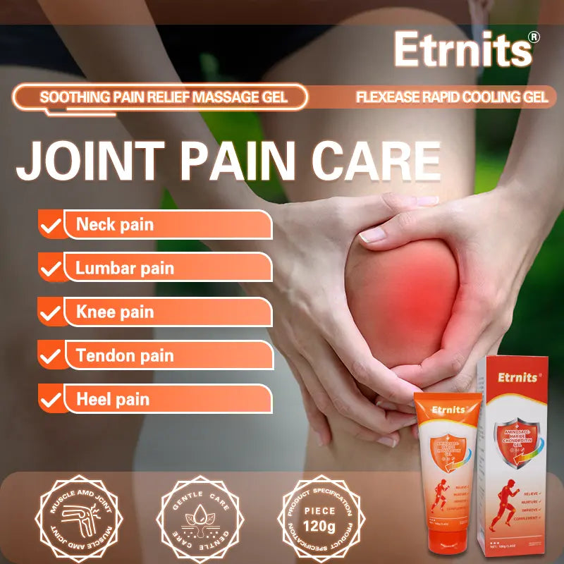 Etrnits Joint Relief Massage Cream 100g for Knee Lumbar Neck Hand & Foot Repair Therapeutic Gel for Muscle Relief and Pain Management