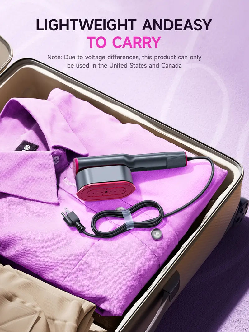 Garment Steamer for Clothes, Portable Travel Clothing Steamer Iron, 7 Mode with LED Display, 5s Fast Heating, 90° Swivel Handle, New Year Gift,Summervibes summerwins