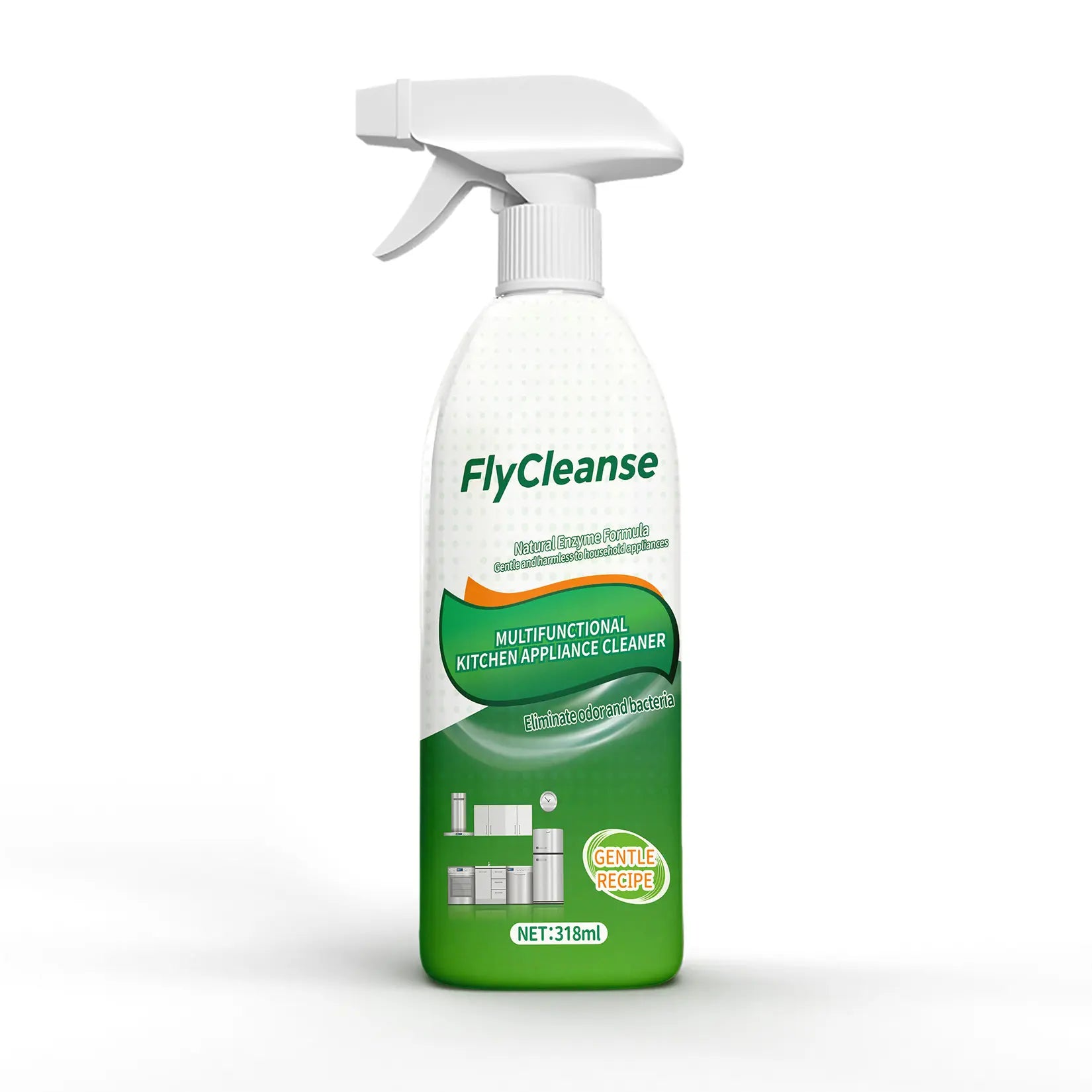 Household Kitchen Cleaner Spray - Liquid Grease Remover for Stovetops, Range Hoods - 318 ml/Bottle M1, Summer Vibes ,Summer Wins