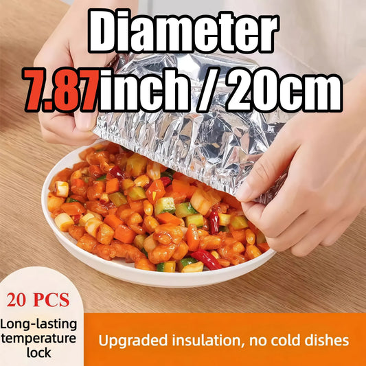 Home dining table & food container aluminum foil heat-retaining cover, kitchen food insulation and freshness keeping, high-quality aluminum foil