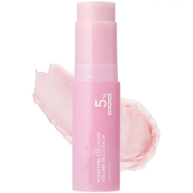 PDRN Pink Collagen Volume Multi Balm | All In One Volufiline, PDRN, NAD Stick for Youthful-Looking, Helping Look of Fine Lines, Firming Care, Anti-Aging Care | For Under-Eyes, Neck, Forehead, Smile Lines, Lip Care | Korean Skincare