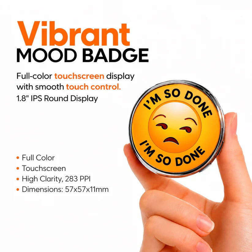 MoodPin™ - Mood Badge
