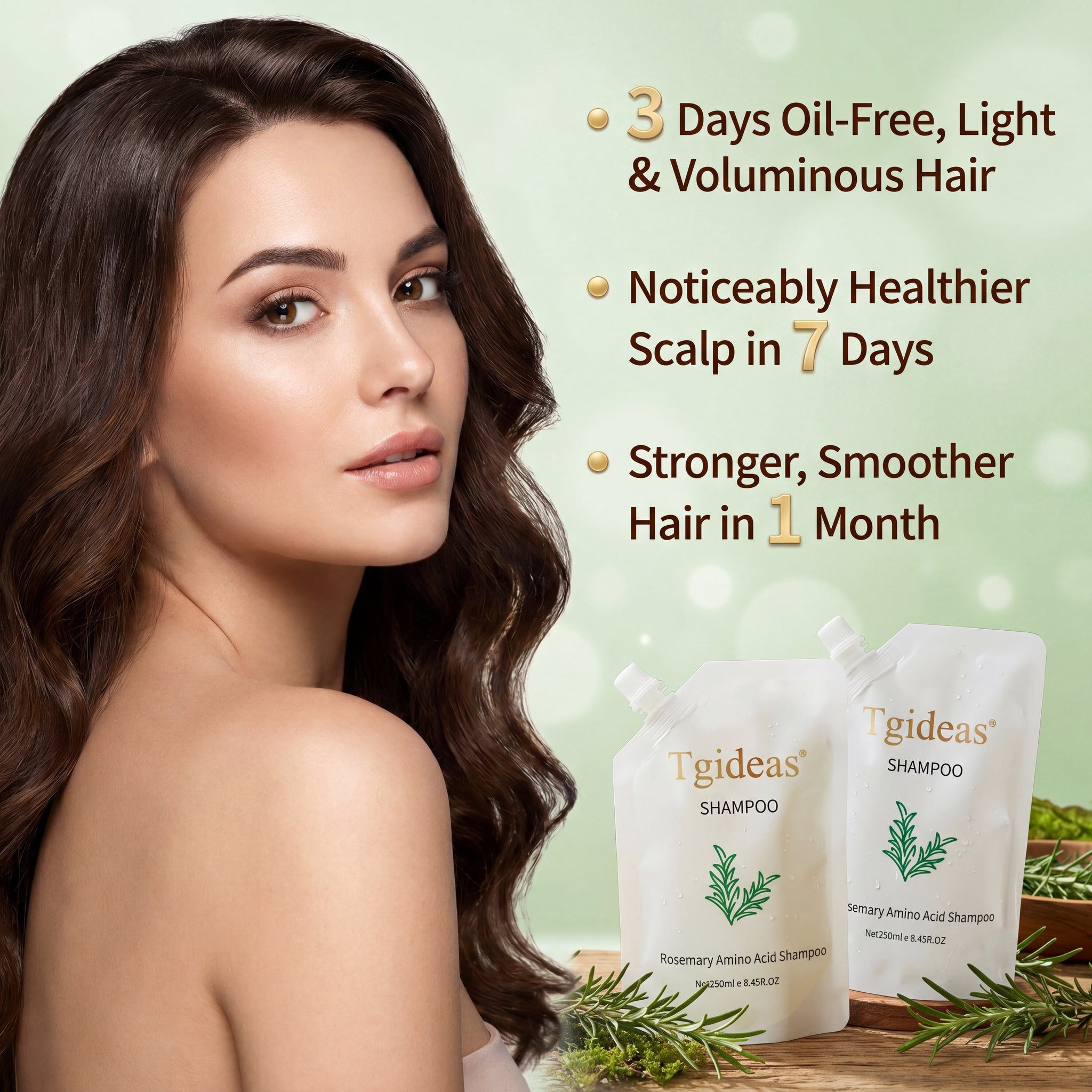 Tgideas®Rosemary&amp;Anti-Hair Fall HairLoss Treatment Shampoo