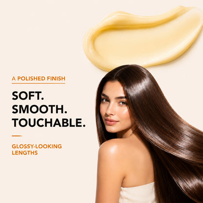 WQKQ Smooth Hair Care Hair Mask 250g – Deep Conditioning Treatment for Dry, Frizzy & Damaged Hair – with Panthenol, Hydrolyzed Keratin & Hyaluronic Acid – Soft, Smooth, Glossy Finish – For All Hair Types