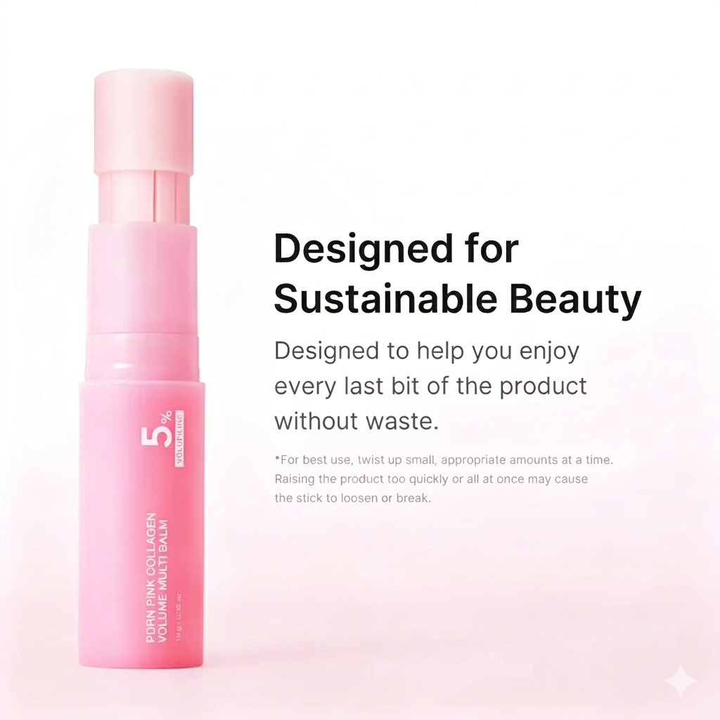 PDRN Pink Collagen Volume Multi Balm | All In One Volufiline, PDRN, NAD Stick for Youthful-Looking, Helping Look of Fine Lines, Firming Care, Anti-Aging Care | For Under-Eyes, Neck, Forehead, Smile Lines, Lip Care | Korean Skincare