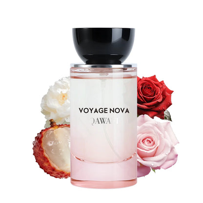 Voyage Nova | Rosey Fruity Floral | Extrait De Parfum 50ml/100ml | Long Lasting Luxury Fragrance | Daily women's perfume rose vibrant for women Summervibes summerwins