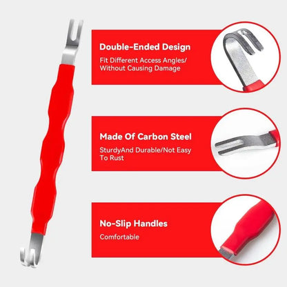 Automotive Electrical Disconnect Pliers Kit,Auto Repair Plier,High-Carbon Steel Connector Separator 60 ° Pliers,Hose Clamp Plier,Car Trim Clip Removal Pliers,Plug Release Tool and Wire Terminal Removal in Storage Bag.